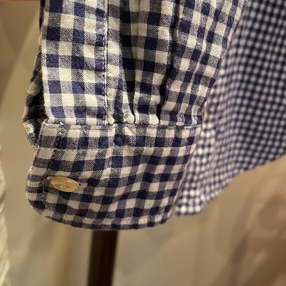 Gap blue and white checkered shirt - Picture 5 of 7